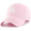 cappelli-curva-rosa-cinghia-regolabile-dei-los-angeles-dodgers-mlb-di-47-brand