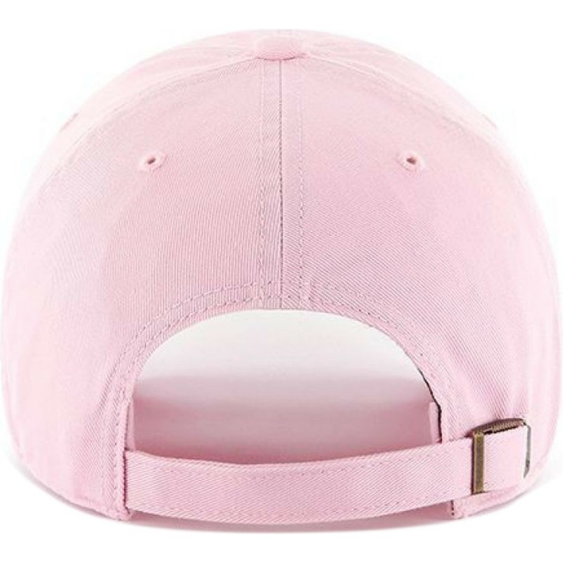 cappellino-visiera-curva-rosa-con-logo-bianco-di-los-angeles-dodgers-mlb-clean-up-di-47-brand