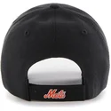cappelli-curva-nero-cinghia-regolabile-dei-new-york-mets-mlb-di-47-brand