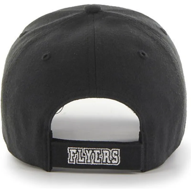 cappelli-curva-nero-cinghia-regolabile-dei-philadelphia-flyers-mlb-di-47-brand