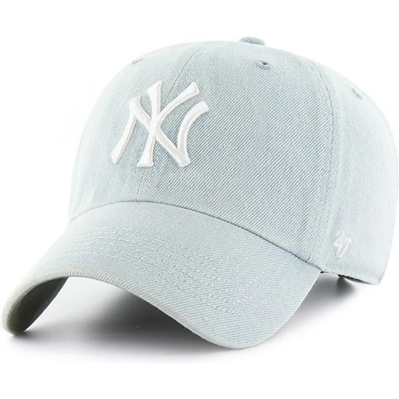 cappelli-curva-blu-cinghia-regolabile-claro-dei-new-york-yankees-mlb-di-47-brand cappelli-curva-blu-cinghia-regolabile-claro-dei-new-york-yankees-mlb-di-47-brand