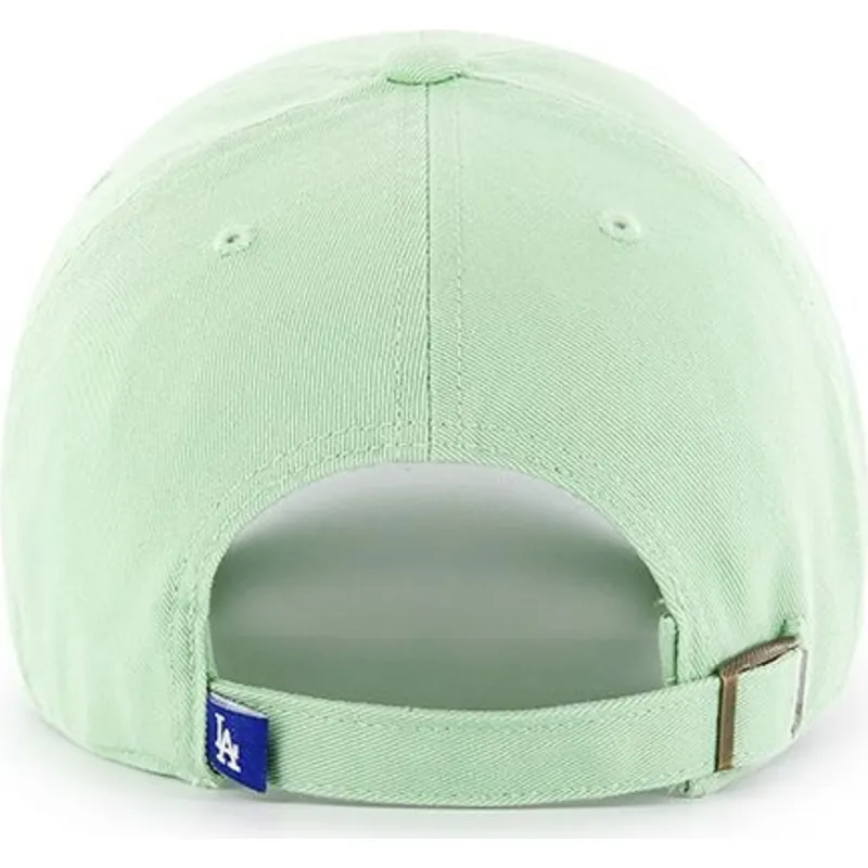 cappelli-curva-verde-cinghia-regolabile-claro-dei-los-angeles-dodgers-mlb-di-47-brand