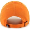 cappellino-visiera-curva-arancione-vibrante-di-new-york-yankees-mlb-clean-up-di-47-brand