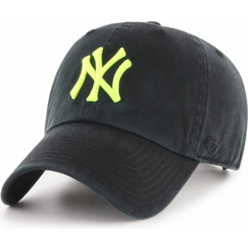 cappelli-curva-nero-cinghia-regolabile-dei-new-york-yankees-mlb-di-47-brand