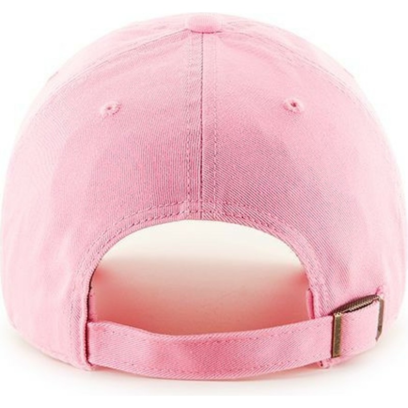 cappellino-visiera-curva-rosa-con-logo-rosa-di-new-york-yankees-mlb-clean-up-di-47-brand