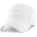 cappelli-curva-bianco-cinghia-regolabile-dei-new-york-yankees-mlb-di-47-brand