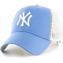 cappellino-trucker-blu-chiaro-di-new-york-yankees-mlb-mvp-branson-di-47-brand