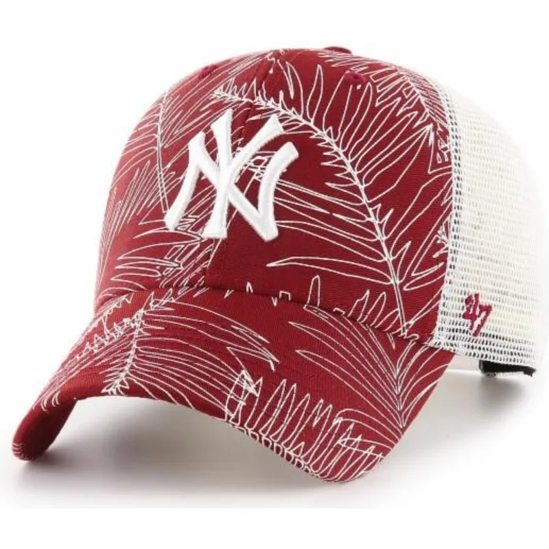 cappelli-curva-rosso-snapback-dei-new-york-yankees-mlb-di-47-brand