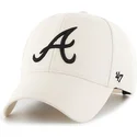 cappelli-curva-crema-snapback-dei-atlanta-braves-mlb-di-47-brand