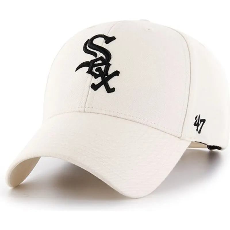 cappelli-curva-crema-snapback-dei-chicago-white-sox-mlb-di-47-brand