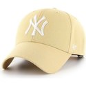 cappellino-visiera-curva-giallo-oro-chiaro-snapback-di-new-york-yankees-mlb-mvp-di-47-brand