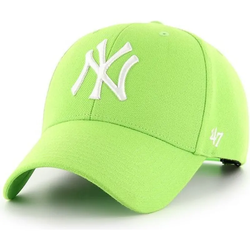 cappelli-curva-verde-snapback-lima-dei-new-york-yankees-mlb-di-47-brand