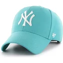 cappelli-curva-verde-snapback-turquesa-dei-new-york-yankees-mlb-di-47-brand