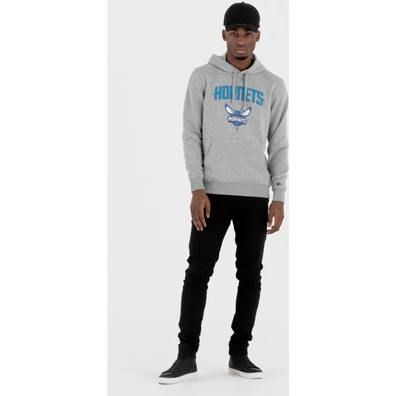 felpe-con-cappuccio-grigio-pullover-hoody-dei-charlotte-hornets-nba-di-new-era