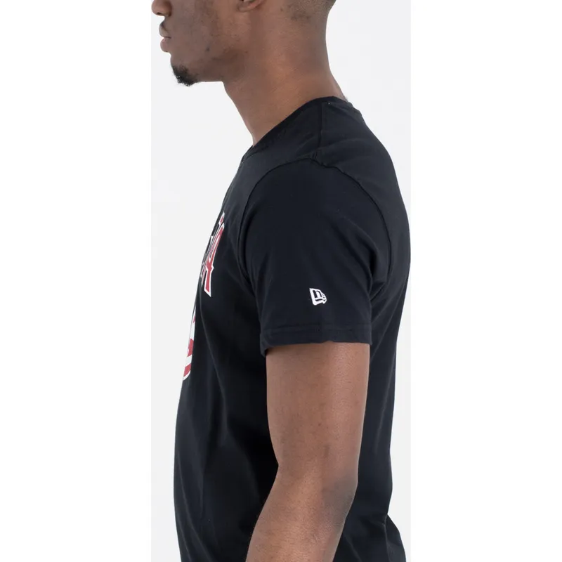 magliette-manica-corta-nero-de-dei-atlanta-hawks-nba-di-new-era