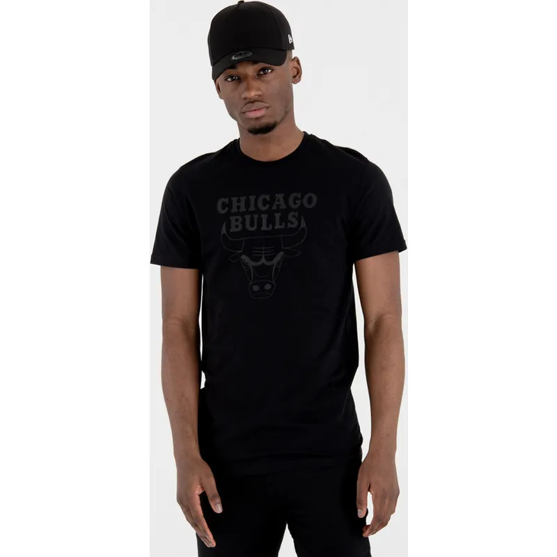 magliette-manica-corta-nero-de-dei-chicago-bulls-nba-di-new-era