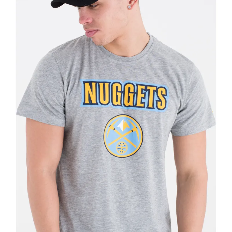 magliette-manica-corta-grigio-de-dei-denver-nuggets-nba-di-new-era