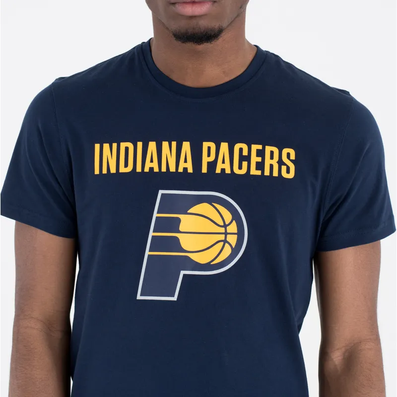 magliette-manica-corta-blu-marino-de-dei-indiana-pacers-nba-di-new-era