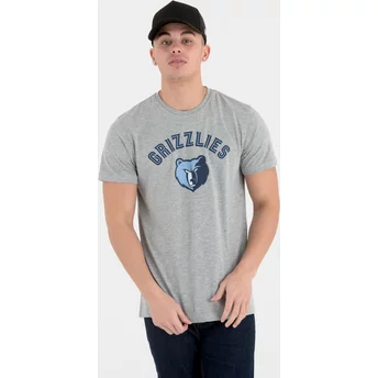 Maglietta maniche corte grigia di Memphis Grizzlies NBA di New Era