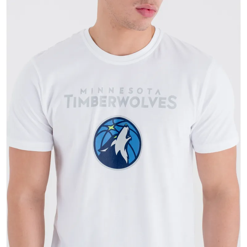 magliette-manica-corta-bianco-de-dei-minnesota-timberwolves-nba-di-new-era