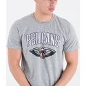 magliette-manica-corta-grigio-de-dei-new-orleans-pelicans-nba-di-new-era