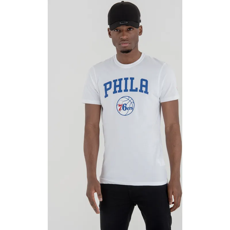 magliette-manica-corta-bianco-de-dei-philadelphia-76ers-nba-di-new-era