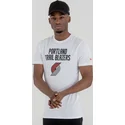 magliette-manica-corta-bianco-de-dei-portland-trail-blazers-nba-di-new-era