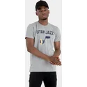 magliette-manica-corta-grigio-de-dei-utah-jazz-nba-di-new-era