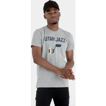 Maglietta maniche corte grigia di Utah Jazz NBA di New Era