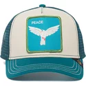 cappellino-trucker-blu-e-bianco-colomba-peace-keeper-di-goorin-bros