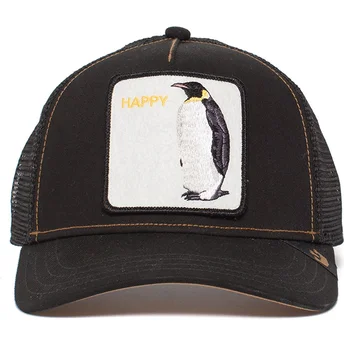 gorra-trucker-nera-pinguino-waddler-di-goorin-bros