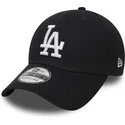 cappellino-blu-navy-curvo-aderente-39thirty-classic-dei-los-angeles-dodgers-mlb-di-new-era