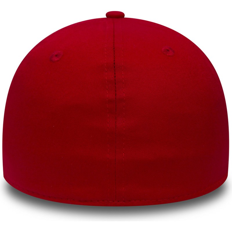 cappellino-visiera-curva-rosso-aderente-39thirty-classic-di-new-york-yankees-mlb-di-new-era