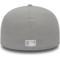 cappello-piatto-grigio-regolabile-59fifty-essential-dei-los-angeles-dodgers-mlb-di-new-era