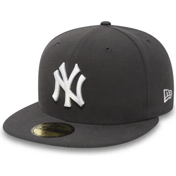 Cappello piatto pietra aderente 59FIFTY Essential dei New York Yankees MLB di New Era