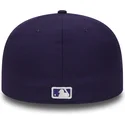 cappello-piatto-viola-aderente-59fifty-essential-dei-new-york-yankees-mlb-di-new-era