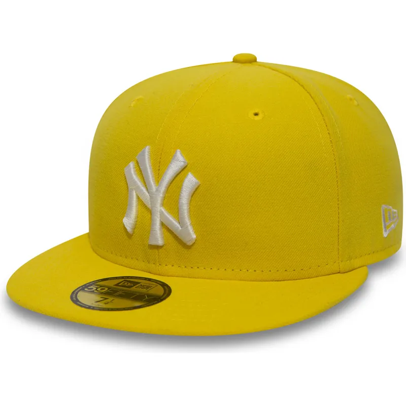 cappelli-piatta-giallo-regolato-59fifty-essential-dei-new-york-yankees-mlb-di-new-era cappelli-piatta-giallo-regolato-59fifty-essential-dei-new-york-yankees-mlb-di-new-era