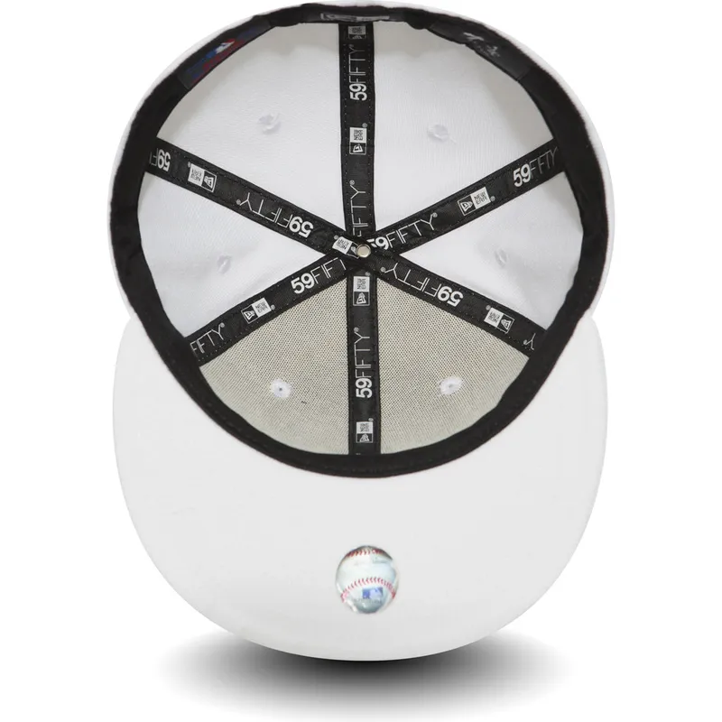 cappelli-piatta-bianco-regolato-59fifty-white-on-white-dei-new-york-yankees-mlb-di-new-era