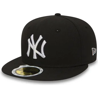 cappelli-piatta-nero-regolato-per-bambino-59fifty-essential-dei-new-york-yankees-mlb-di-new-era