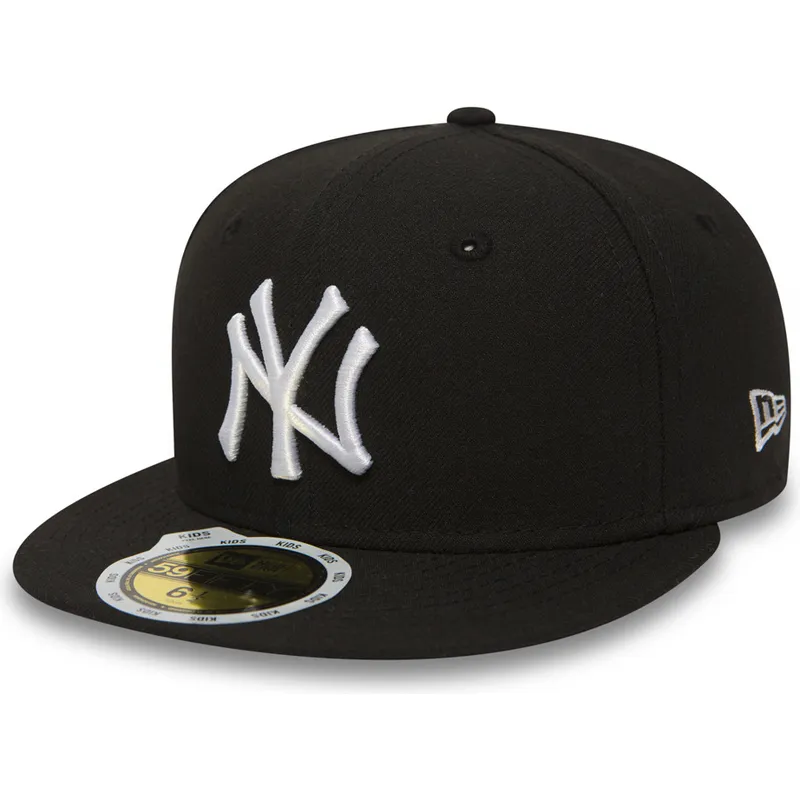 cappelli-piatta-nero-regolato-per-bambino-59fifty-essential-dei-new-york-yankees-mlb-di-new-era cappelli-piatta-nero-regolato-per-bambino-59fifty-essential-dei-new-york-yankees-mlb-di-new-era