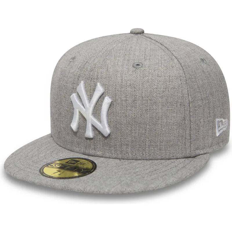 cappello-piatto-grigio-regolabile-59fifty-essential-dei-new-york-yankees-mlb-di-new-era