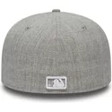 cappellino-visiera-piatta-grigio-aderente-59fifty-essential-di-new-york-yankees-mlb-di-new-era