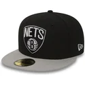 cappellino-nero-piatto-regolabile-59fifty-essential-dei-brooklyn-nets-nba-di-new-era