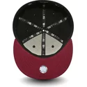 cappellino-visiera-piatta-nero-aderente-59fifty-essential-di-miami-heat-nba-di-new-era