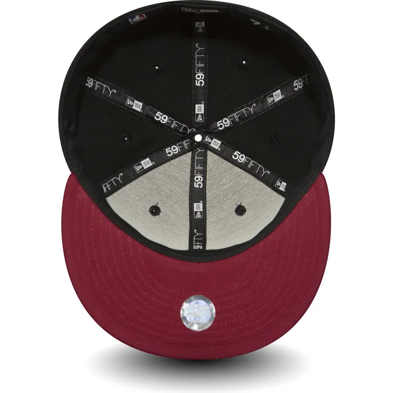 cappelli-piatta-nero-regolato-59fifty-essential-dei-miami-heat-nba-di-new-era