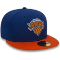 cappello-piatto-blu-regolato-59fifty-essential-dei-new-york-knicks-nba-di-new-era