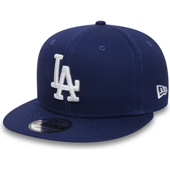 cappellino-piatto-blu-regolabile-9fifty-essential-dei-los-angeles-dodgers-mlb-di-new-era
