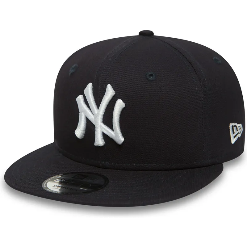 cappello-piatto-blu-navy-regolabile-9fifty-essential-dei-new-york-yankees-mlb-di-new-era