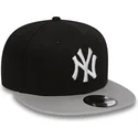 cappelli-piatta-nero-snapback-ajustable-9fifty-cotton-block-dei-new-york-yankees-mlb-di-new-era