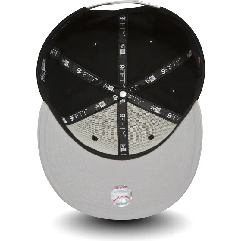 cappelli-piatta-nero-snapback-ajustable-9fifty-cotton-block-dei-new-york-yankees-mlb-di-new-era cappelli-piatta-nero-snapback-ajustable-9fifty-cotton-block-dei-new-york-yankees-mlb-di-new-era